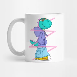 Baby dragon in hoodie Mug